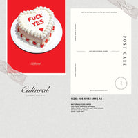 CLS Postcard • Fuck Yes Cake