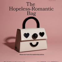 The Hopeless Romantic Bag with Strap • Beige