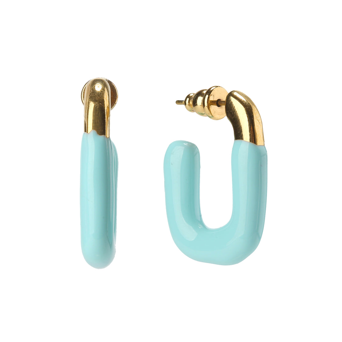Puffy Hoops • Light Blue