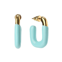 Puffy Hoops • Light Blue
