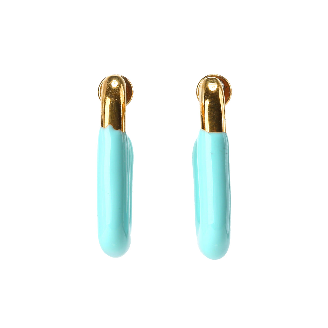 Puffy Hoops • Light Blue