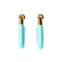 Puffy Hoops • Light Blue