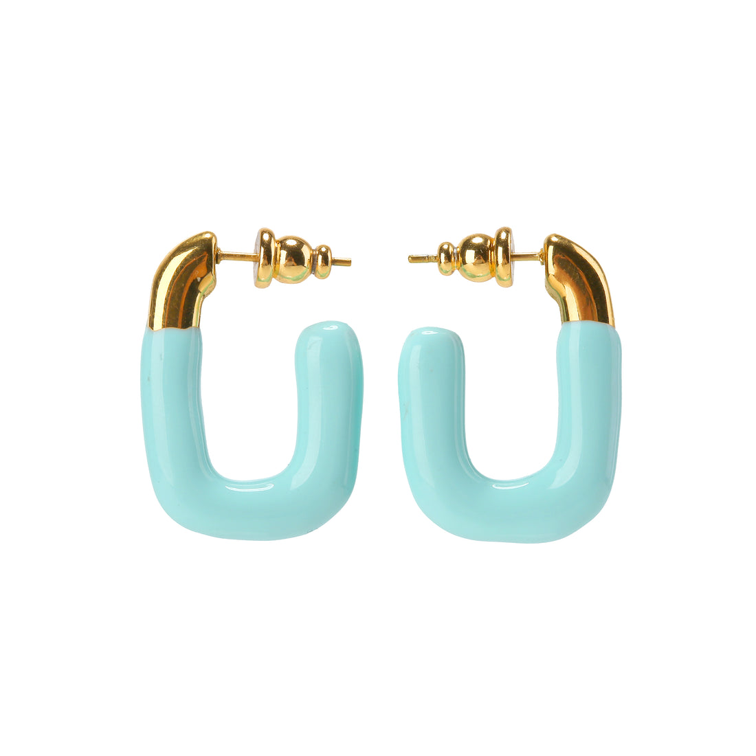 Puffy Hoops • Light Blue