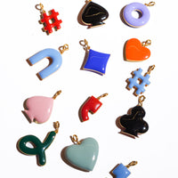 No Idea Pendant • Stone & Royal Blue