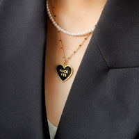 Fuck Yes Necklace • Black