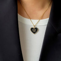 Fuck Yes Necklace • Black