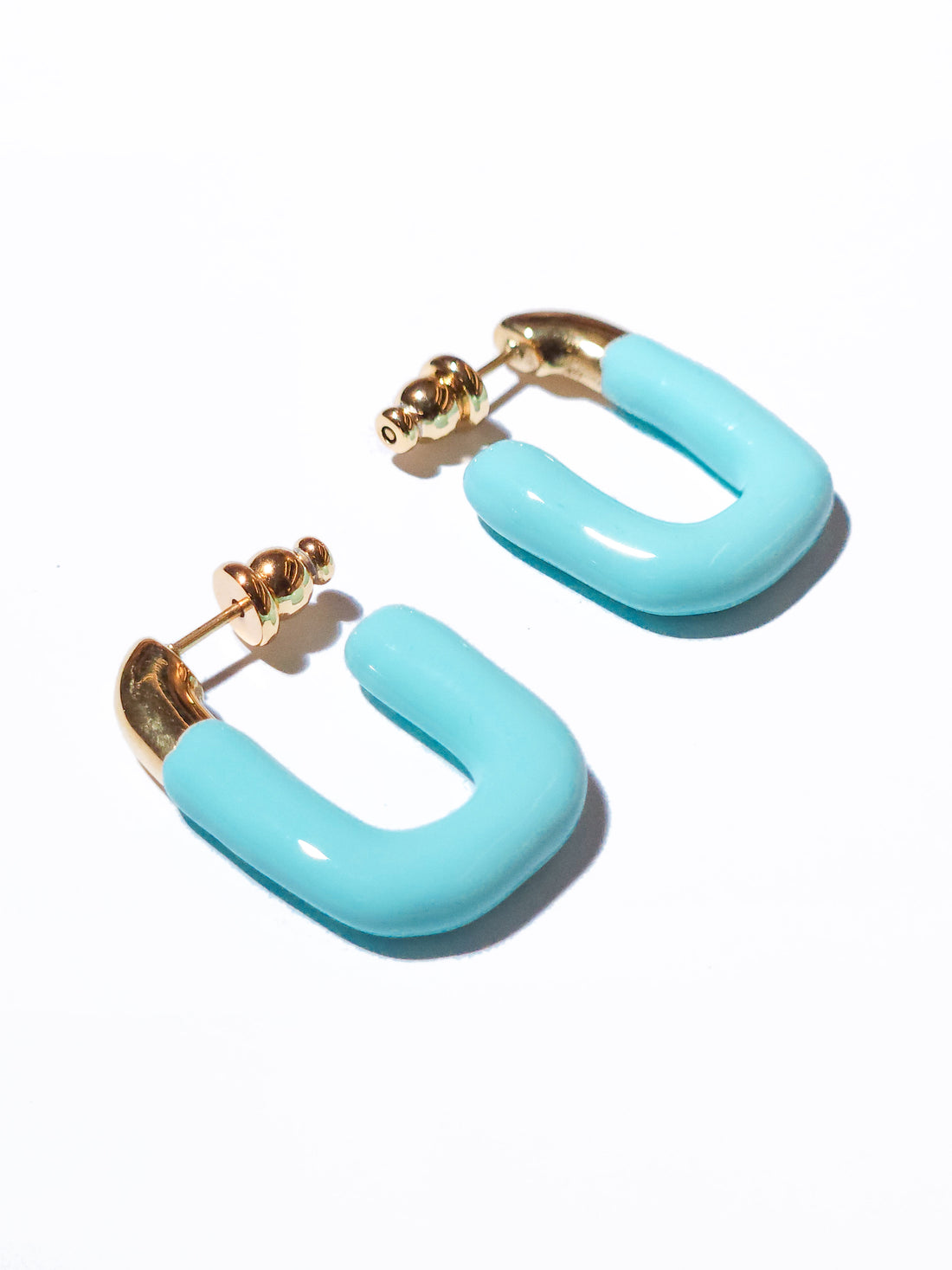 Puffy Hoops • Light Blue