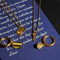Unlock Key Necklace • Gold