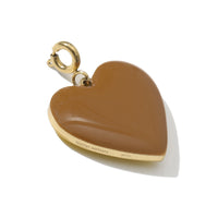 Set Your Heart Pendant • Cobalt & Chocolate