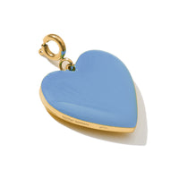 Set Your Heart Pendant • Sky Blue & White