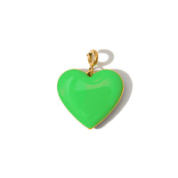 Set Your Heart Pendant • Black & Green