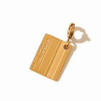 Unlimited Funds Credit Card Pendant • Gold