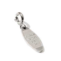 'Miracles happen everyday' Key Tag Pendant • Steel