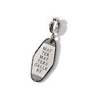 'Miracles happen everyday' Key Tag Pendant • Steel