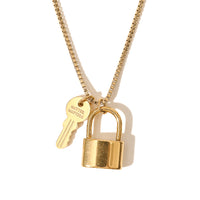 Unlock Secrets Key & Lock Necklace