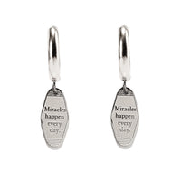 Motel Key Tag Hoops • Stainless steel