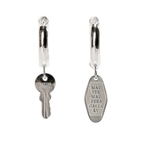 Vacation Key Tag Hoops • Steel