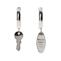 Vacation Key Tag Hoops • Steel