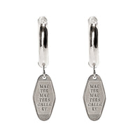 Motel Key Tag Hoops • Stainless steel
