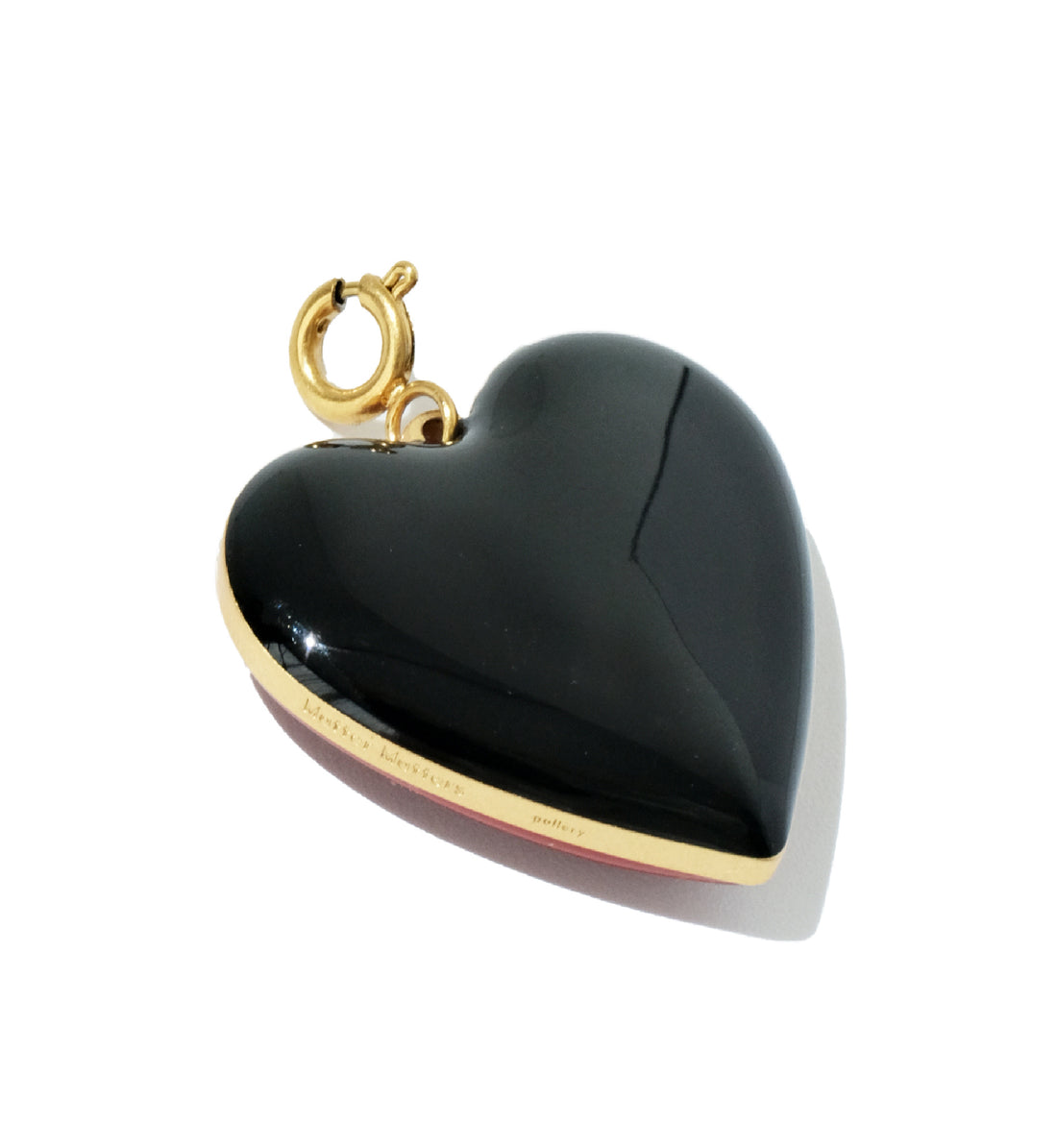 Love Pendant • Black & Maroon