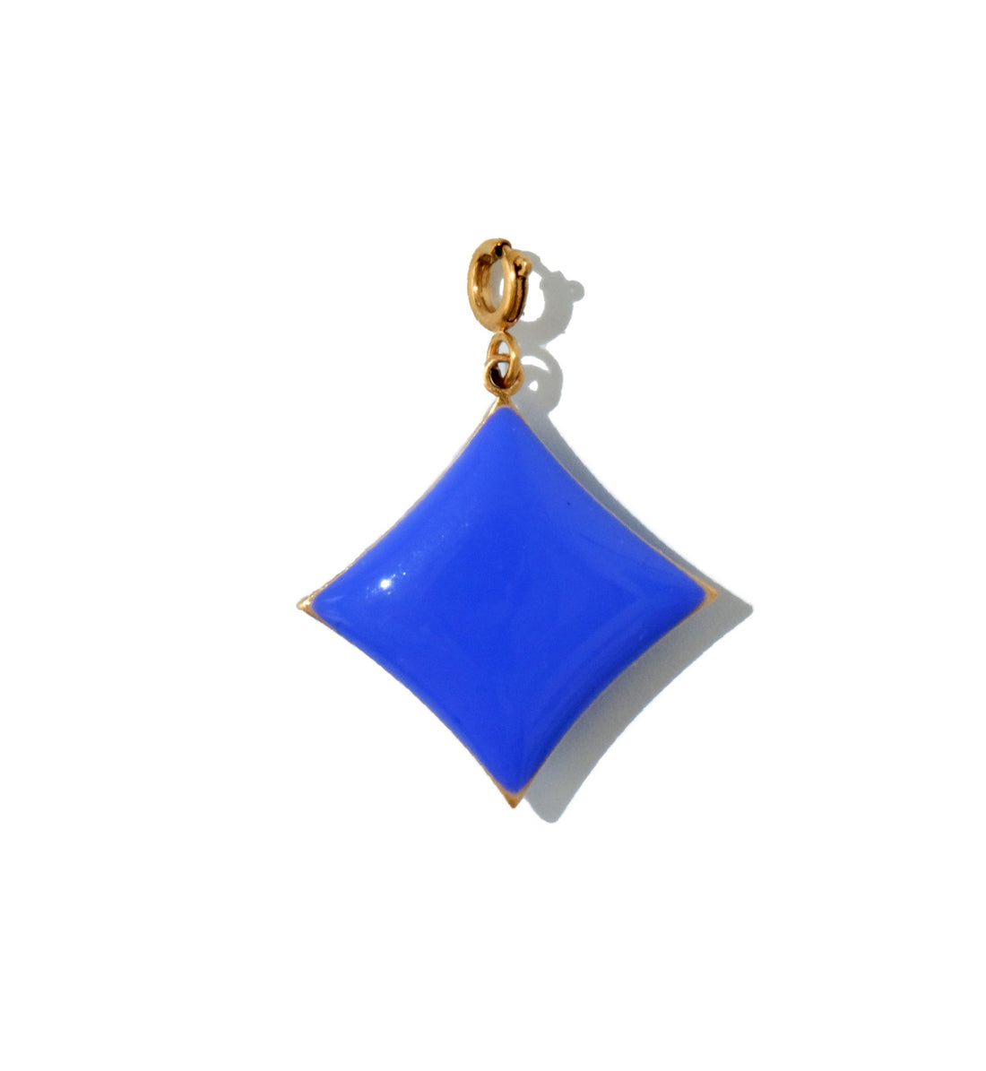 Diamond Pendant • Spring Lilac & Royal Blue