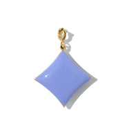 Diamond Pendant • Forget-Me-Not & Orange