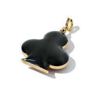 Luck Pendant • Black & Maroon