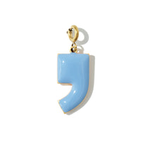 Pause Pendant • Forget-Me-Not & Orange