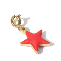 Shining Star Necklace • Red & Pink