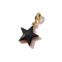 Shining Star Necklace • Black & Cream