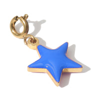 Shining Star Necklace • Cobalt & Bright Green