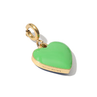Humble Heart Pendant • Cobalt & Bright Green