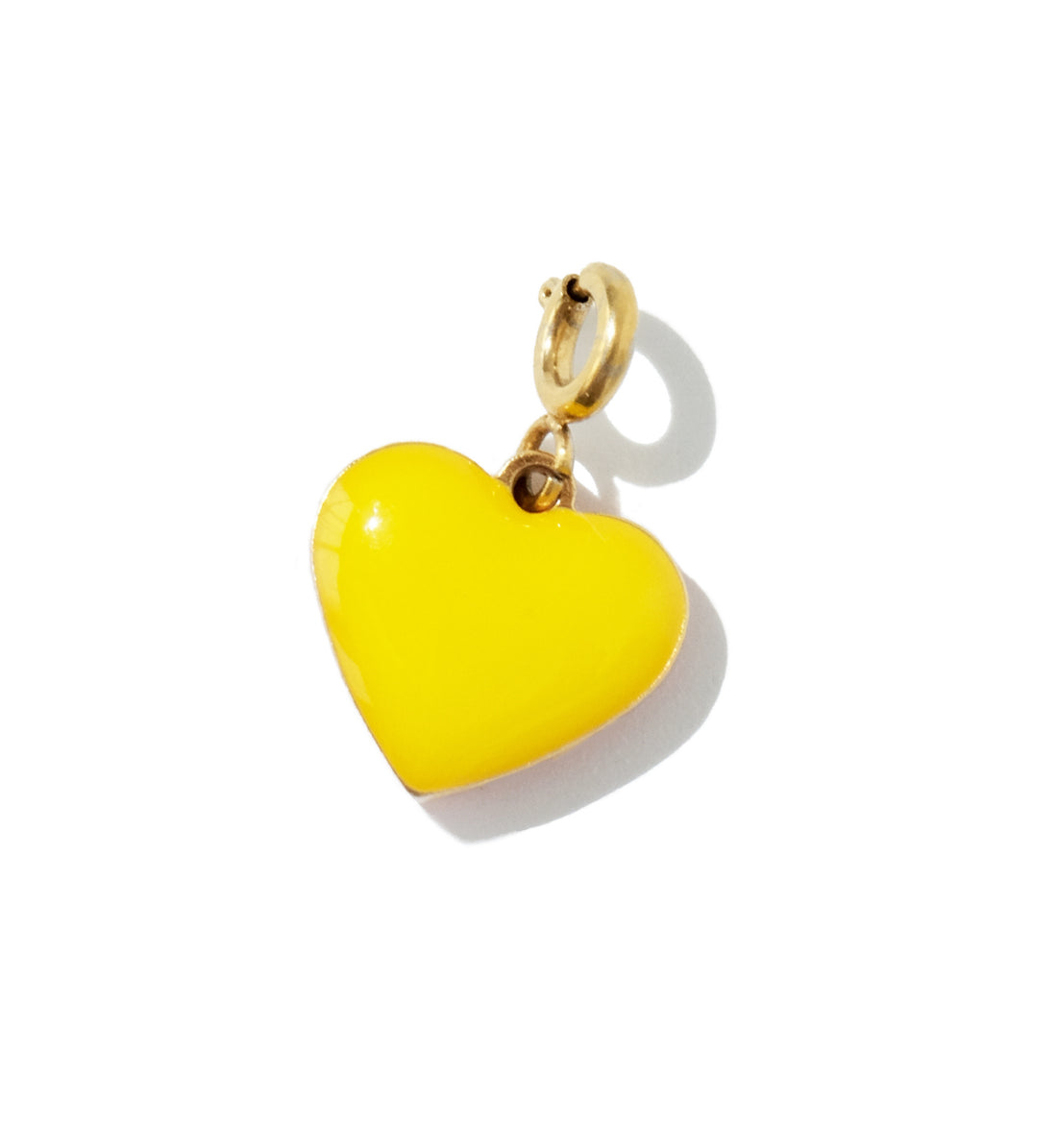 Humble Heart Pendant • Orange & Yellow
