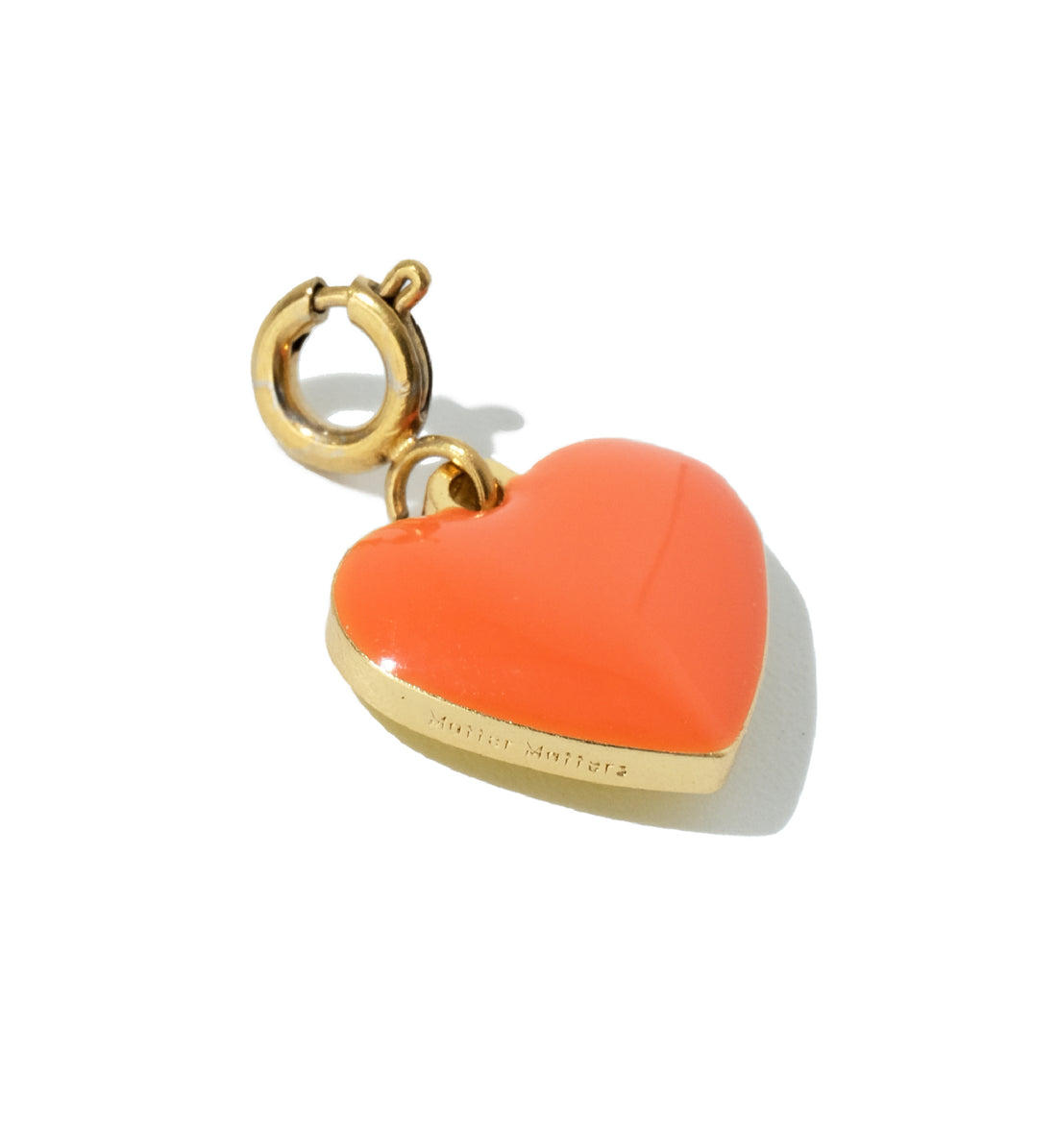 Humble Heart Pendant • Orange & Yellow