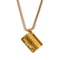 Unlimited Funds Credit Card Necklace • Gold