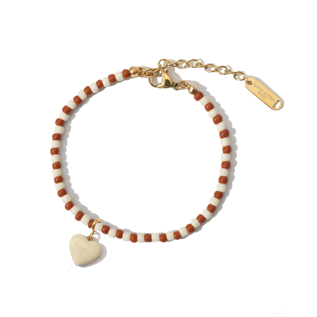 Humble Heart / Bracelet • Black & Cream