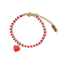 Humble Heart Pendant • Red & Pink