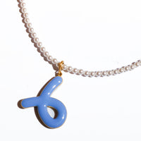 No Idea Pendant • Stone & Royal Blue