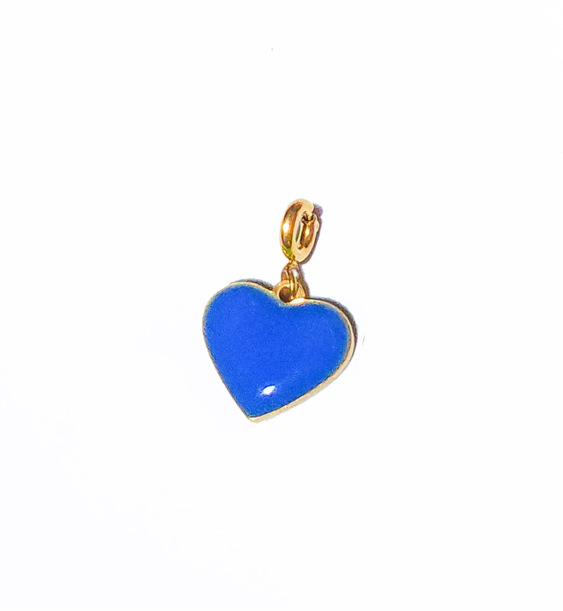Humble Heart Pendant • Cobalt & Bright Green