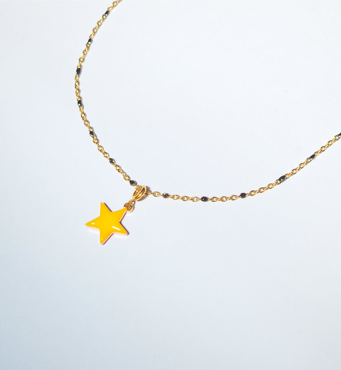Shining Star Pendant • Orange & Yellow