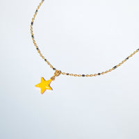 Shining Star Pendant • Orange & Yellow