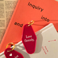 MMG Keyring • Magenta • Love fiercely