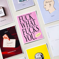 CLS Postcard • Fuck What Fucks You (Pink)