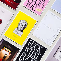 CLS Postcard • Fuck What Fucks You (Black)