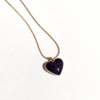 Humble Heart Necklace • Black & White