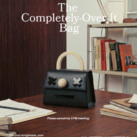 The Completely Over It Bag with Strap • Black