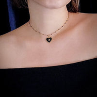 Speak Your Heart/ 酒/鬼 Alcohol/Ghost Necklace • Black