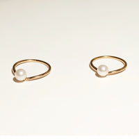 Cherish Ring • Gold & Faux Pearl