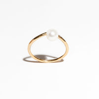 Cherish Ring • Gold & Faux Pearl