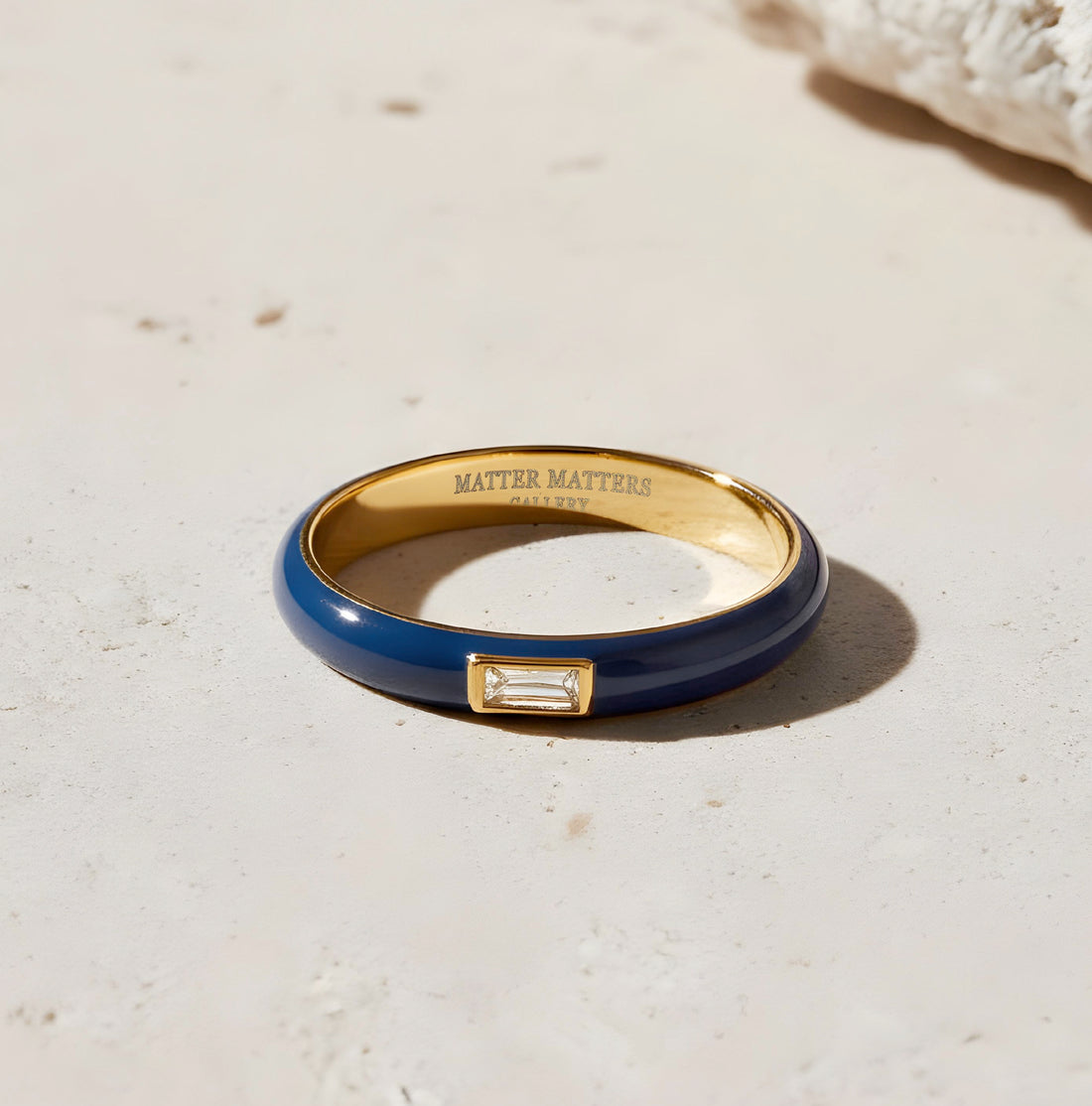 Bling Ring • Navy Enamel